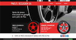Desktop Screenshot of pneus-occasion-64.com